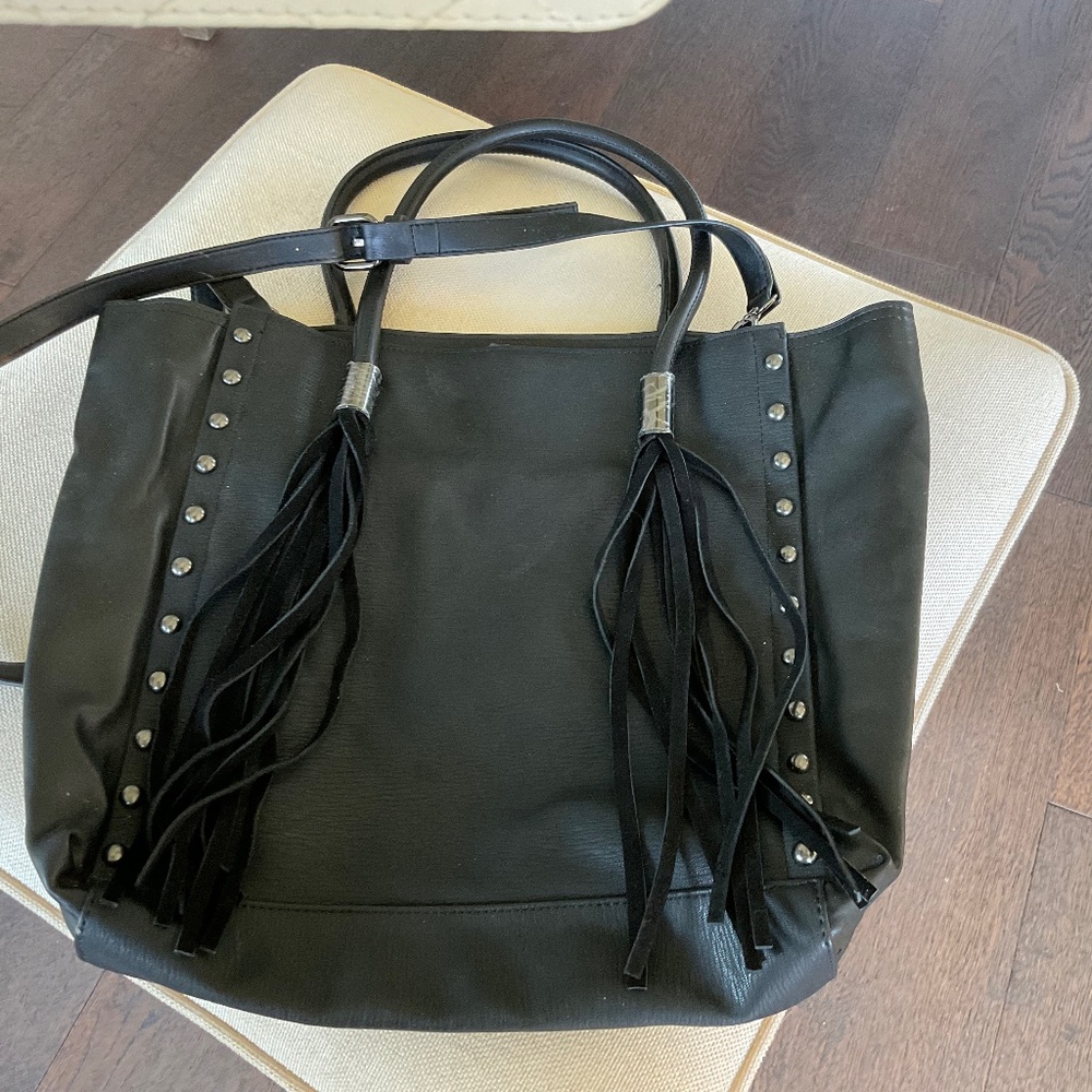 French Connection Black Hobo bag